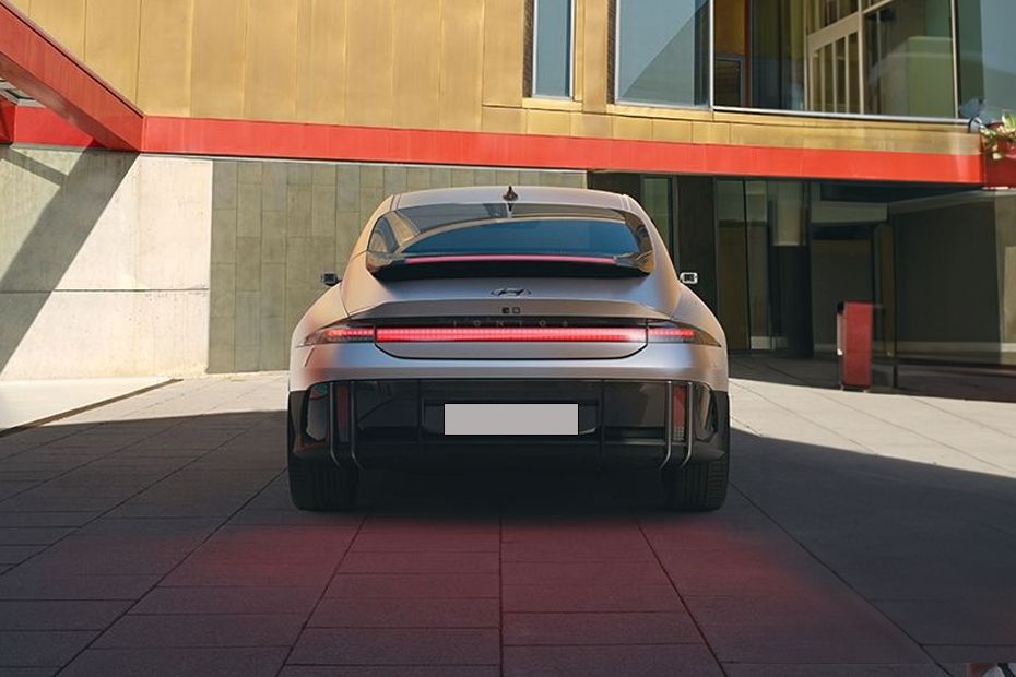 Full Rear View of Hyundai Ioniq 6