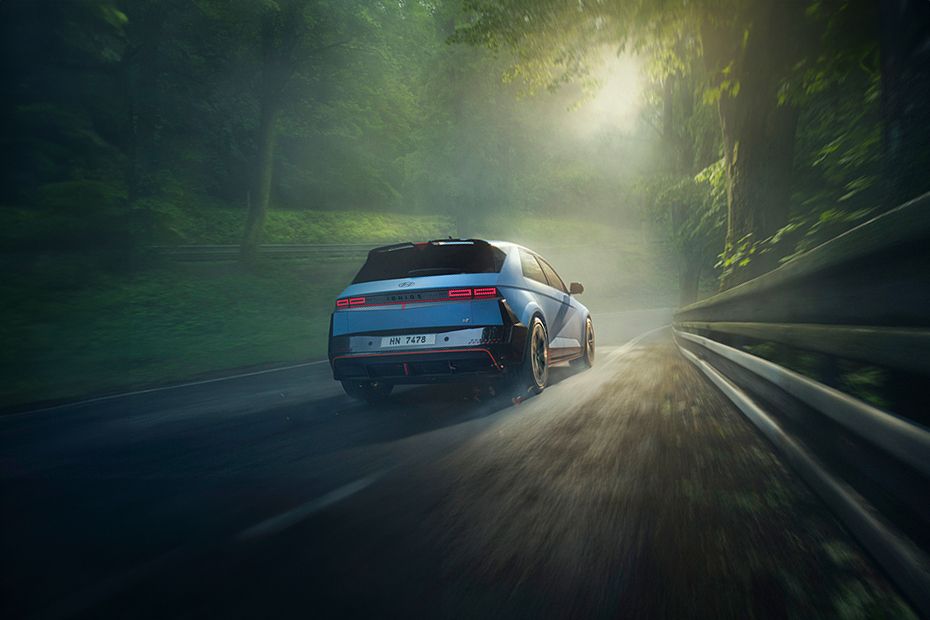 Ioniq 5 N Rear angle view