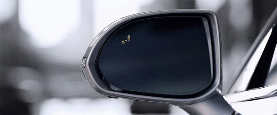 Hyundai Genesis1 Drivers Side Mirror Rear Angle