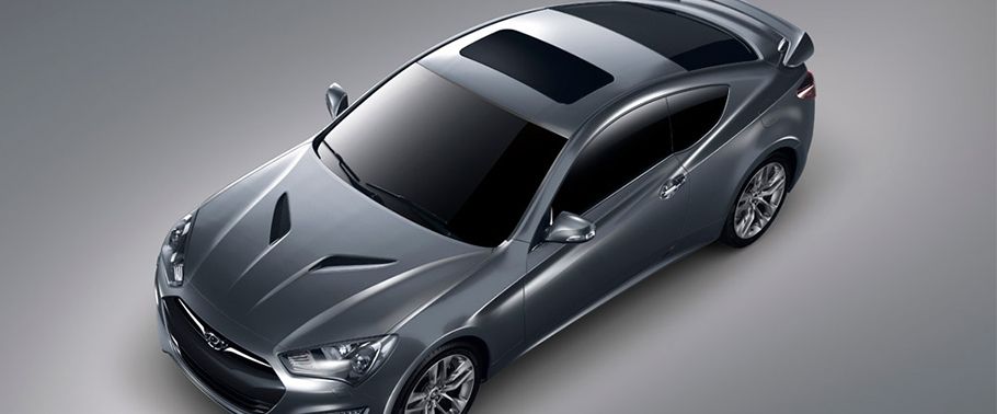 Hyundai Genesis Coupe Top View