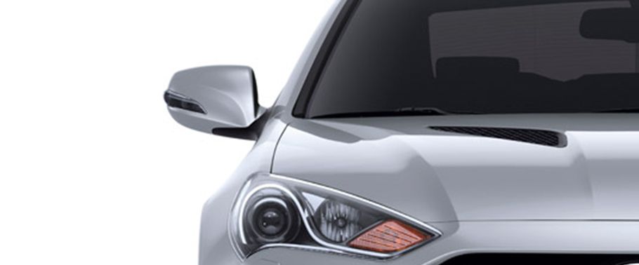 Hyundai Genesis Coupe Drivers Side Mirror Front Angle