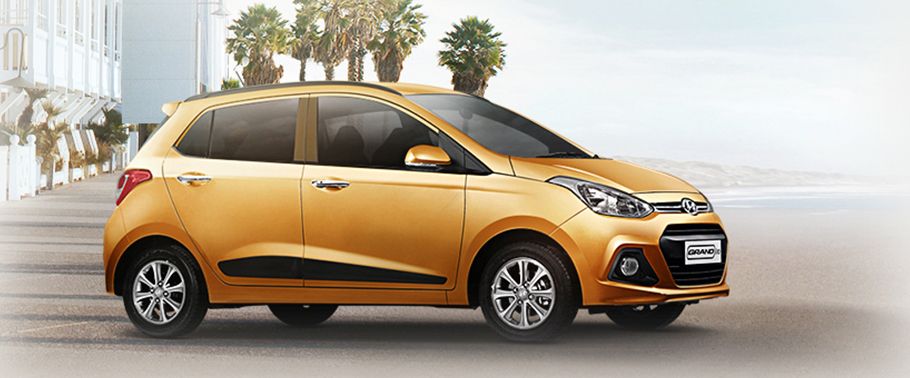 Hyundai Grand i10 Front Cross Side View