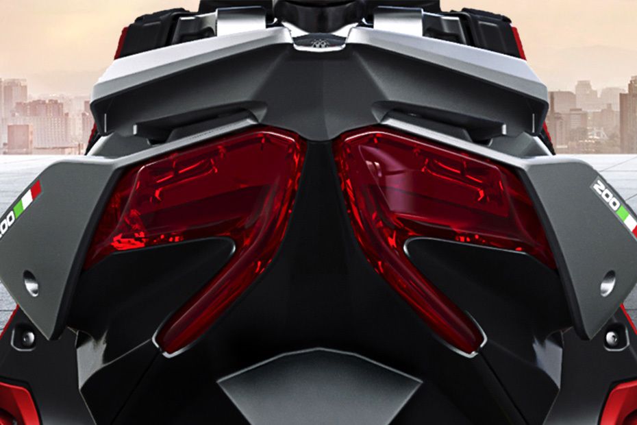 Italjet Dragster 2022 Tail Light View Italjet Dragster 2022 Tail Light View