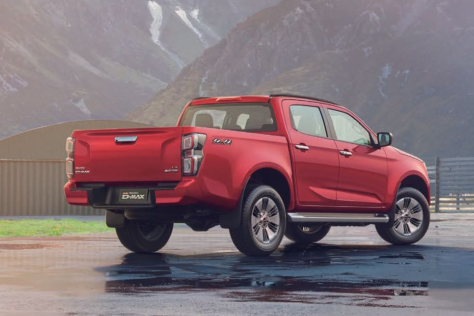 D-Max Rear angle view D-Max Rear angle view