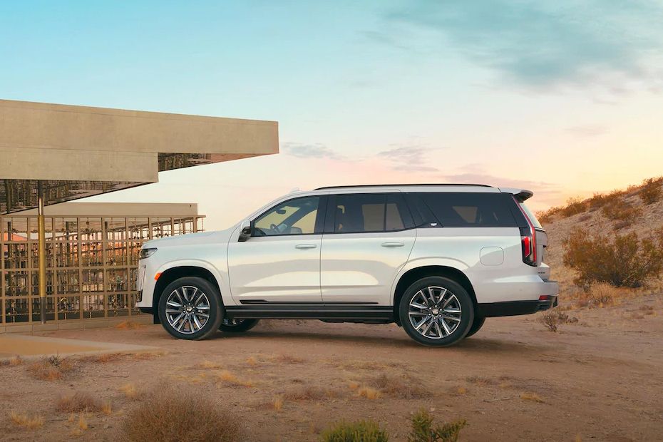 Rear Cross View of Cadillac Escalade