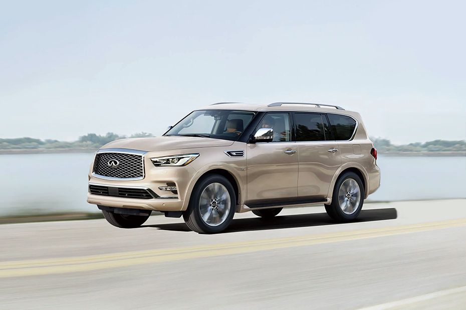 Infiniti QX80 Front Angle Low View
