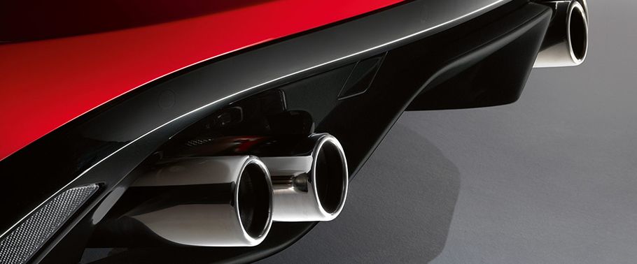 Exhaust Pipe of Jaguar F-Type Coupe S Exhaust Pipe of Jaguar F-Type Coupe S