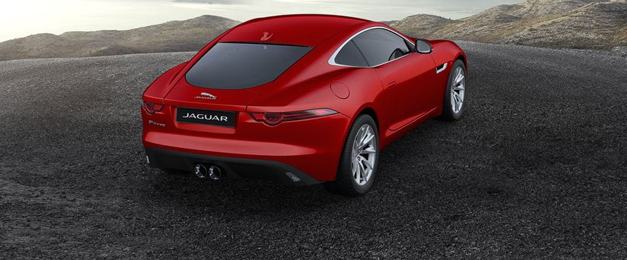 F-Type Coupe S Rear angle view F-Type Coupe S Rear angle view