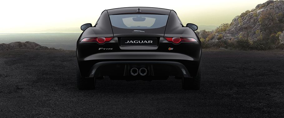 Full Rear View of Jaguar F-Type Coupe S-AWD