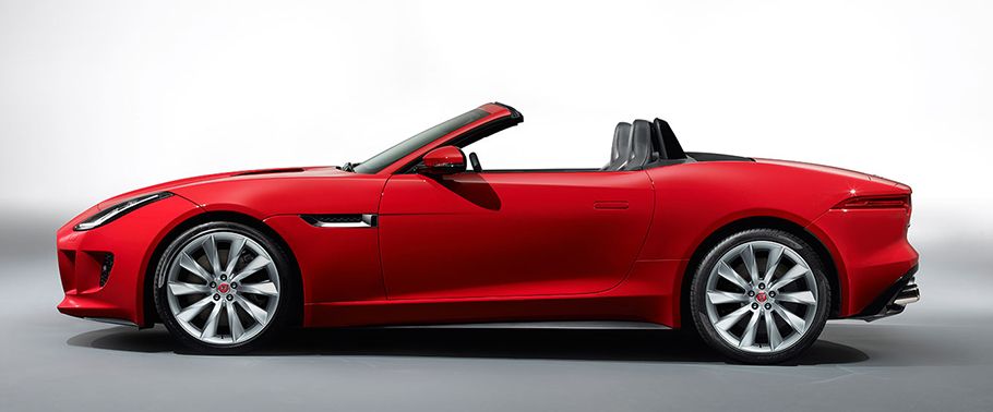 F-Type Convertible S Side view