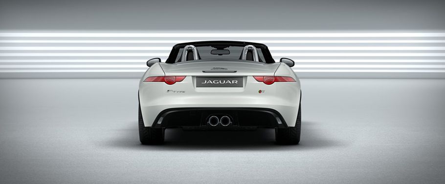 Jaguar F-Type Convertible S-AWD Full Rear View Jaguar F-Type Convertible S-AWD Full Rear View