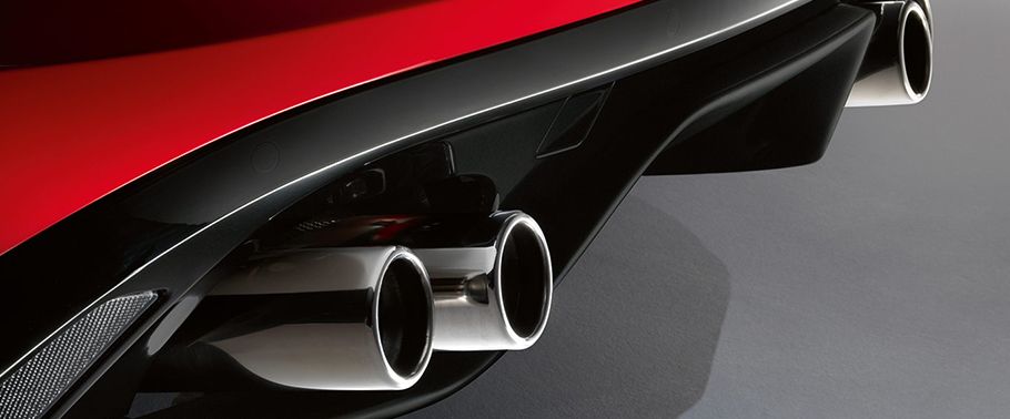 Exhaust Pipe of Jaguar F-Type Coupe R Exhaust Pipe of Jaguar F-Type Coupe R