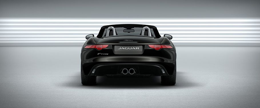 Jaguar F-Type Convertible R Full Rear View Jaguar F-Type Convertible R Full Rear View