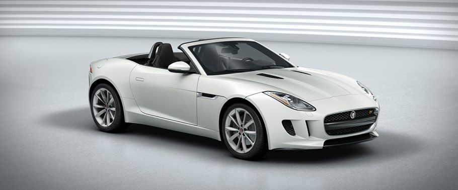 Jaguar F-Type Convertible R AWD Front Cross Side View