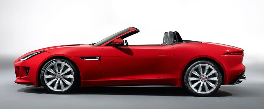 F-Type Convertible R AWD Side view