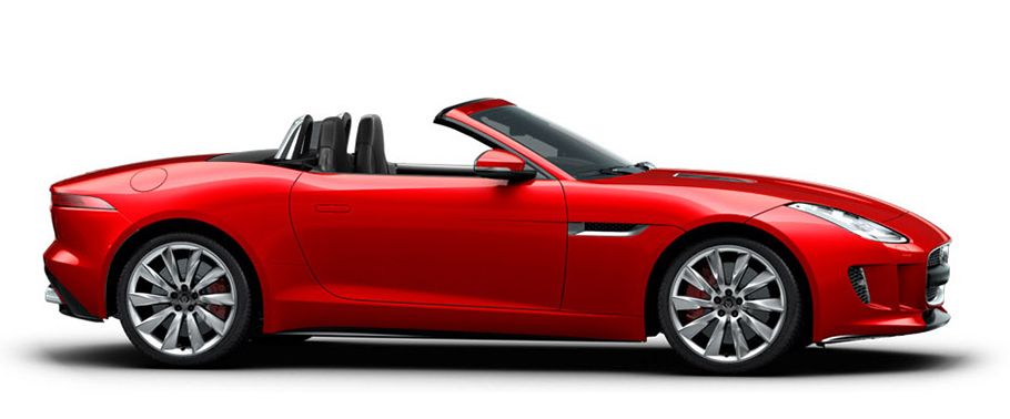 Jaguar F-Type Convertible R AWD Drivers Sideview