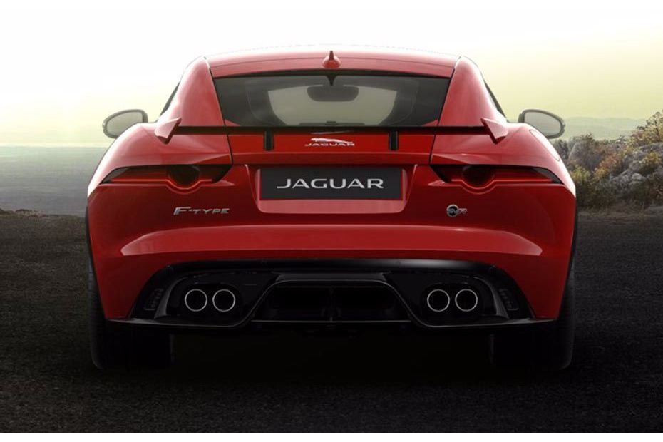 Jaguar F-Type Full Rear View