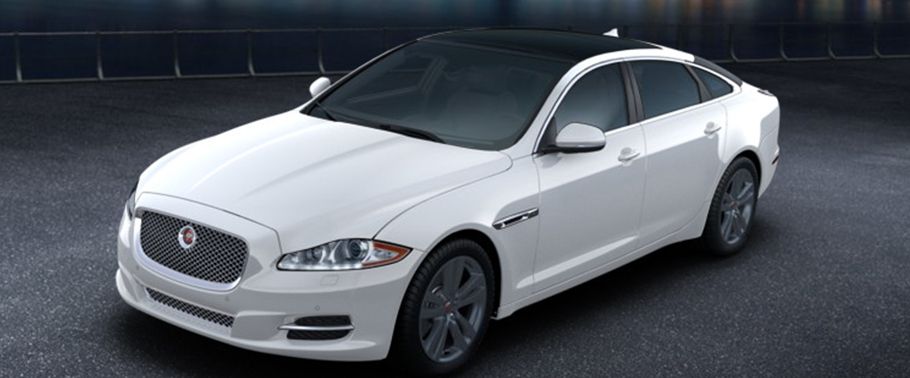 Jaguar XJ Premium Luxury LWB Front Angle High View