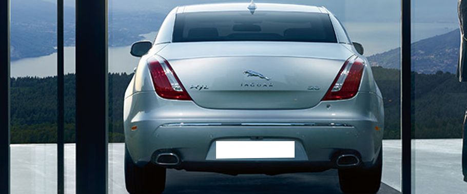 Full Rear View of Jaguar XJ Premium Luxury LWB