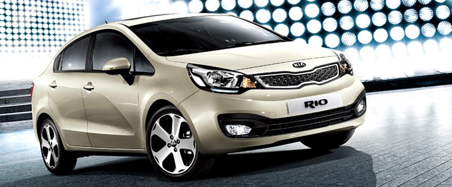 Kia Rio (2006-2018) Front Cross Side View