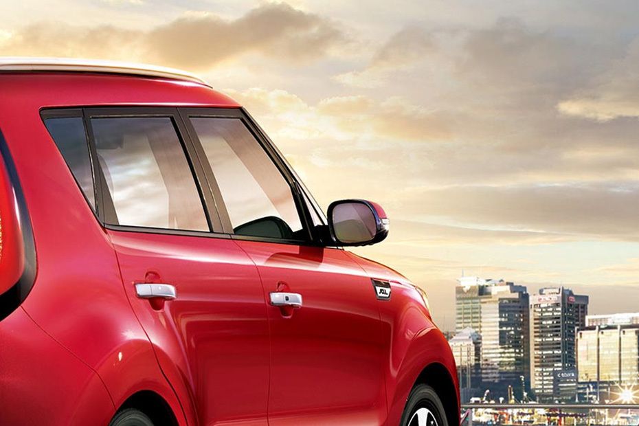 Kia Soul Drivers Side Mirror Rear Angle Kia Soul Drivers Side Mirror Rear Angle