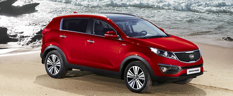 Kia Sportage (2007-2017) Front Cross Side View