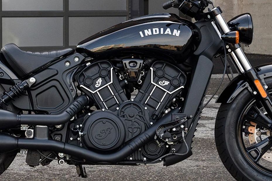 Indian Scout Bobber Sixty Engine View