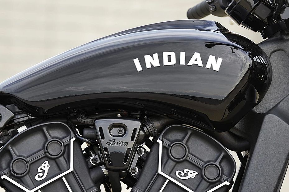 Indian Scout Bobber Sixty Fuel Tank View