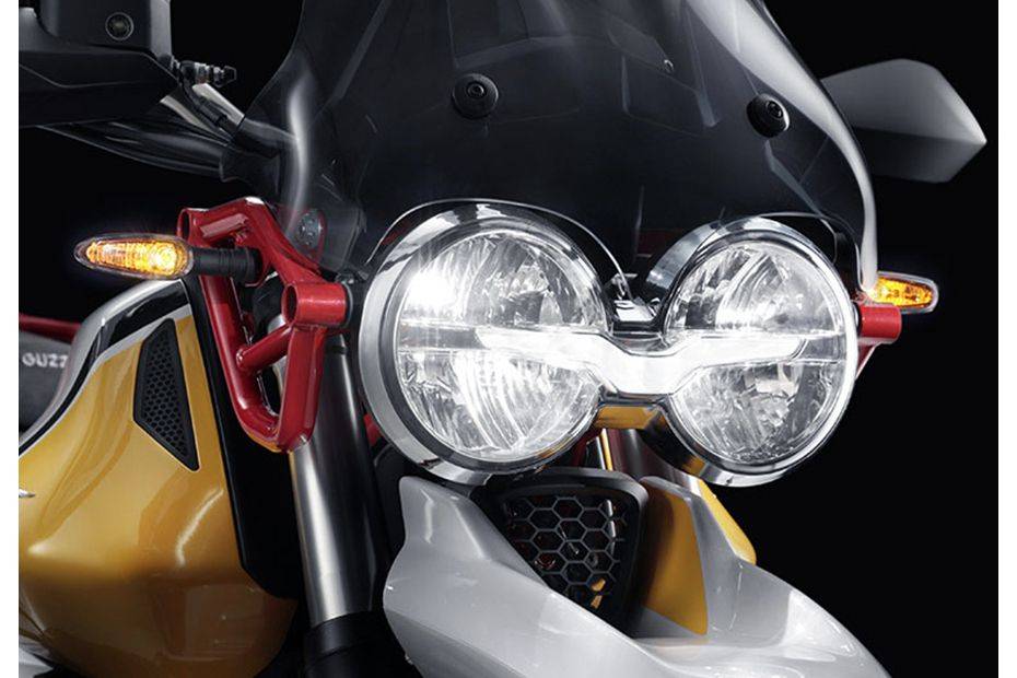 Moto Guzzi V85 TT Head Light View Moto Guzzi V85 TT Head Light View
