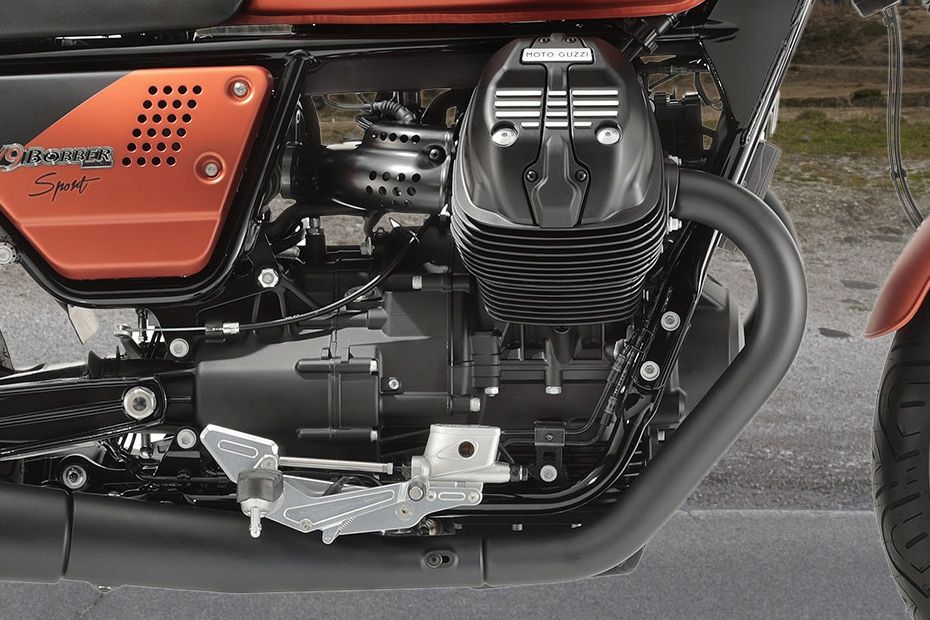 Moto Guzzi V9 Bobber Sport Engine View Moto Guzzi V9 Bobber Sport Engine View