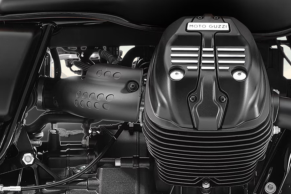 Moto Guzzi V7 Engine View