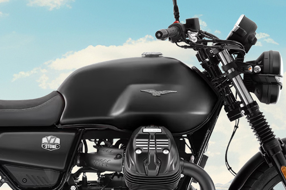 Moto Guzzi V7 Fuel Tank View