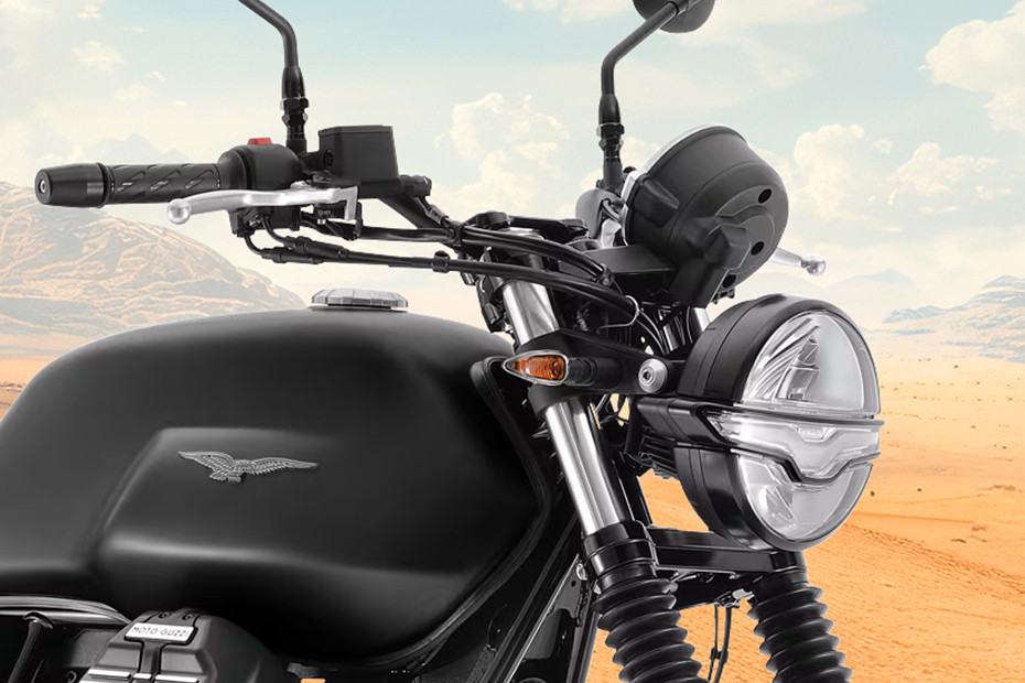 Moto Guzzi V7 Head Light View