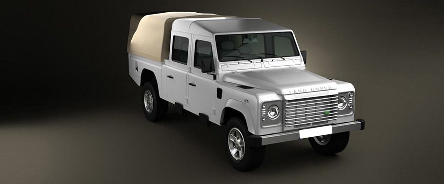 Land Rover Defender 130 (2012-2019) Front Medium View Land Rover Defender 130 (2012-2019) Front Medium View