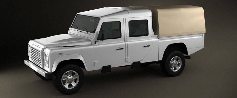 Land Rover Defender 130 (2012-2019) Front Side View