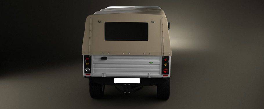 Land Rover Defender 130 (2012-2019) Full Rear View