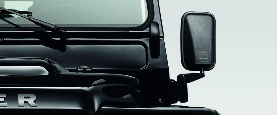 Land Rover Defender 90 (1991-2016) Drivers Side Mirror Front Angle