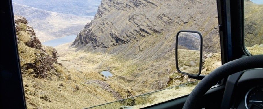 Land Rover Defender 90 (1991-2016) Drivers Side Mirror Rear Angle