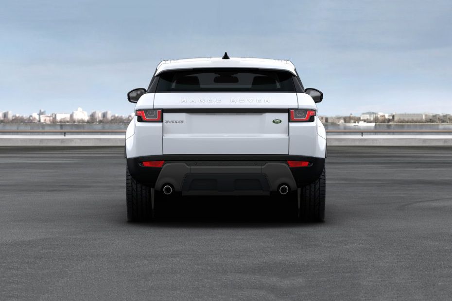 Full Rear View of Land Rover Range Rover Evoque coupe