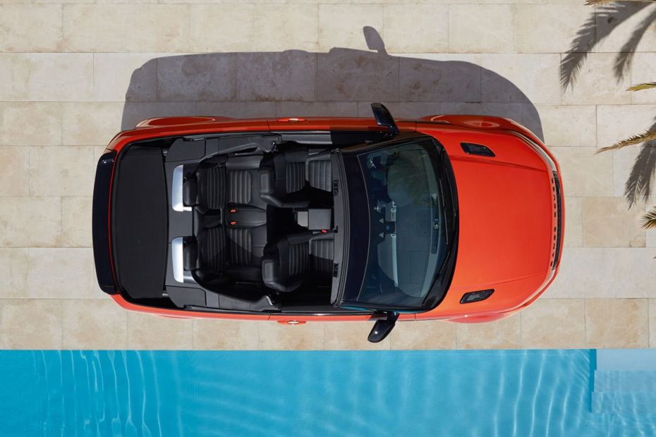 Top View of Range Rover Evoque Convertible