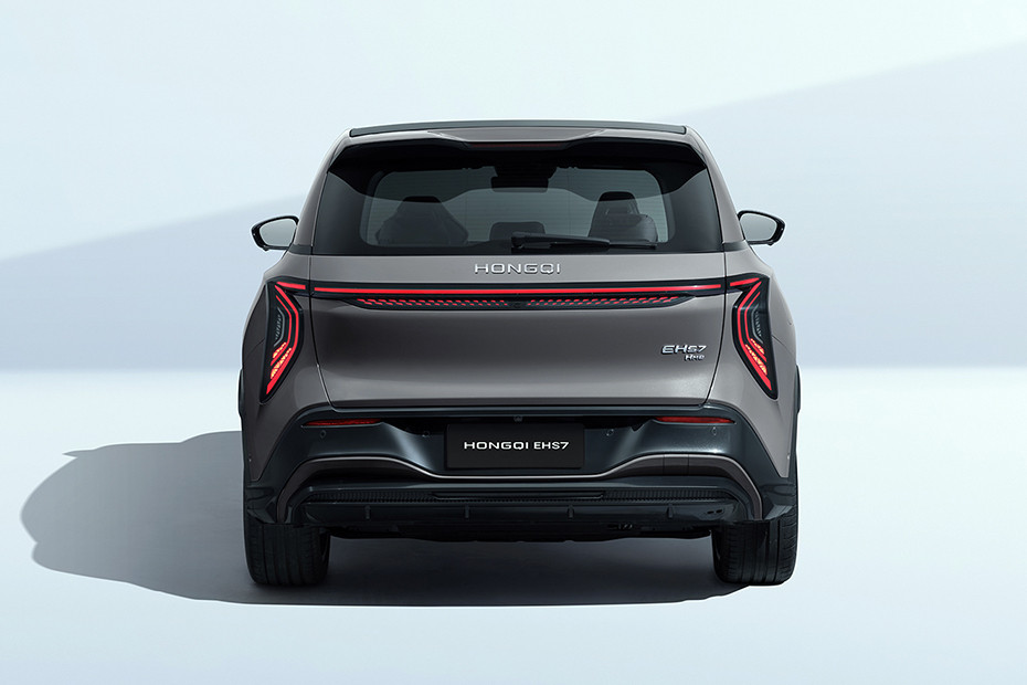 Full Rear View of Hongqi EHS7 Full Rear View of Hongqi EHS7