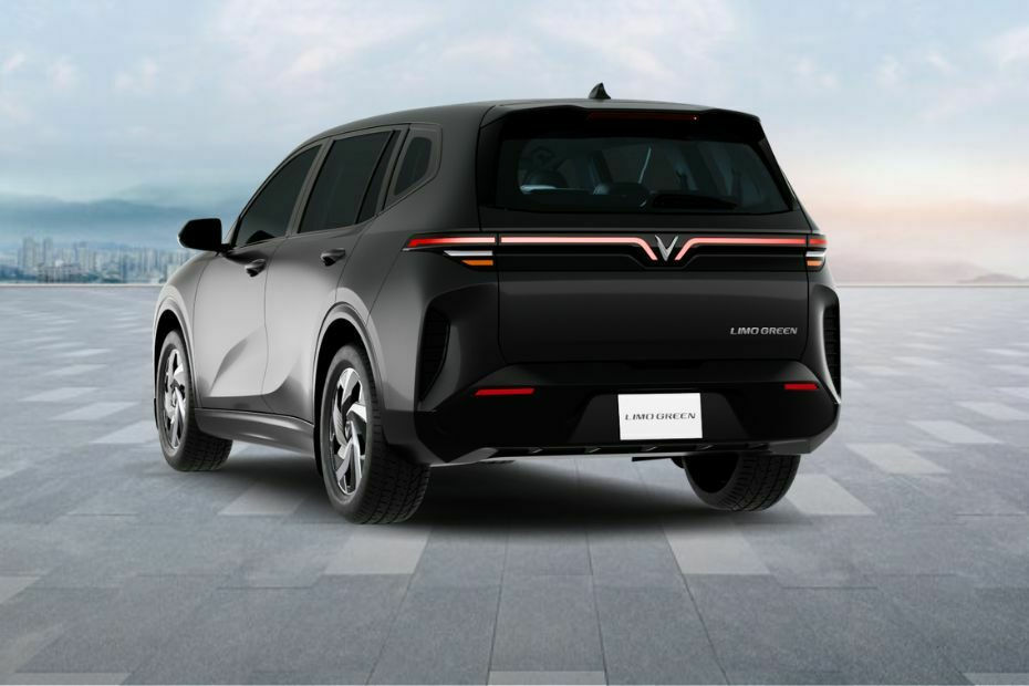 Limo Green Rear angle view