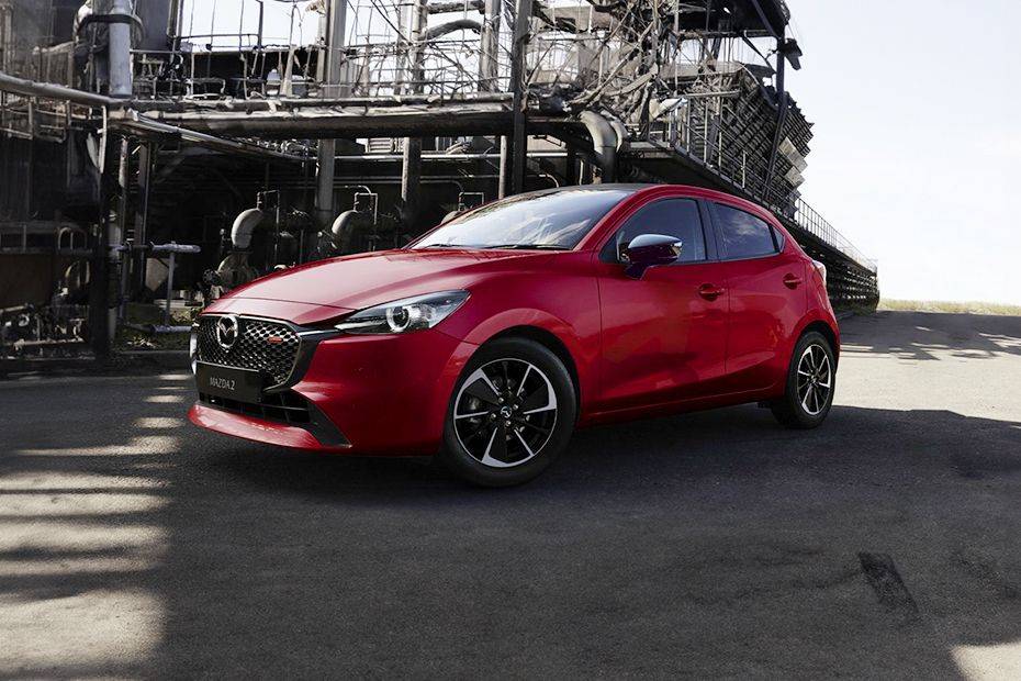 Mazda 2 Hatchback Front angle low view Mazda 2 Hatchback Front angle low view