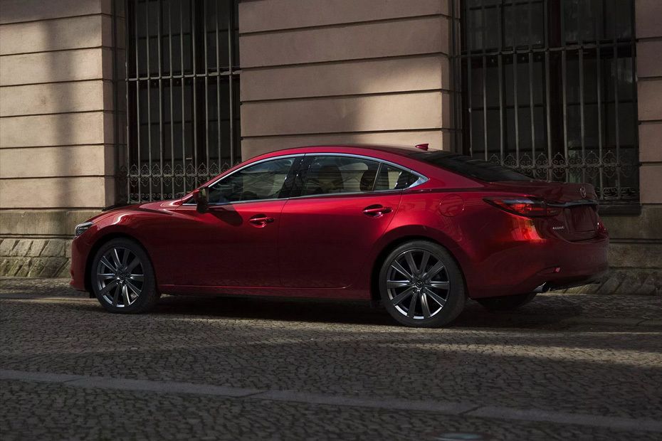 Rear Cross Side View of Mazda 6 Sedan