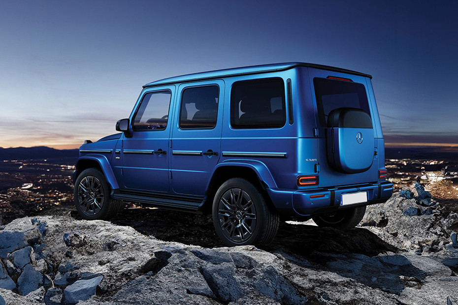 Rear Cross Side View of Mercedes-Benz G-Class	 Electric