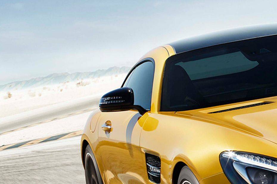 Mercedes-Benz AMG GT Drivers Side Mirror Front Angle Mercedes-Benz AMG GT Drivers Side Mirror Front Angle