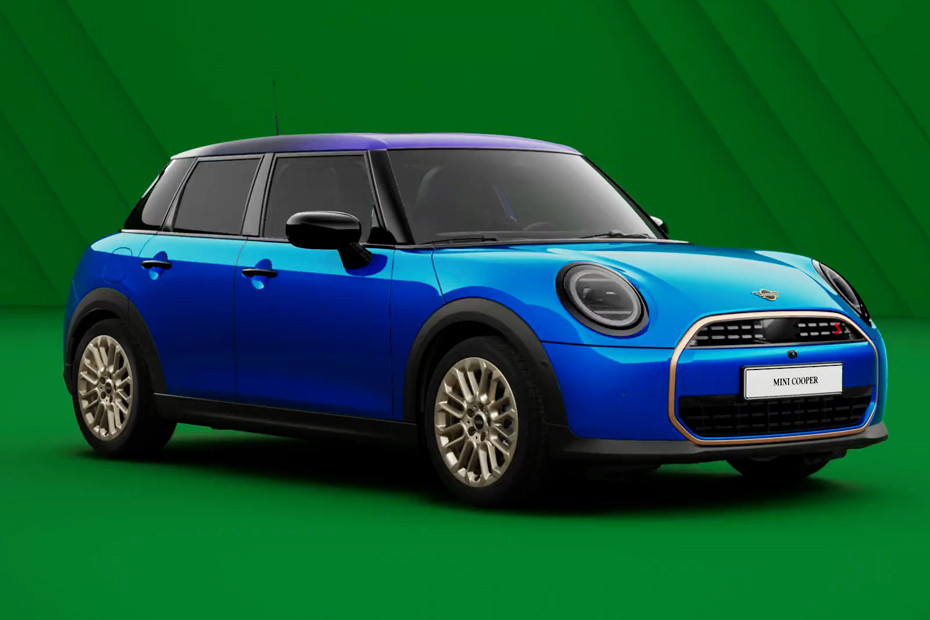 MINI 5 Door Front Cross Side View