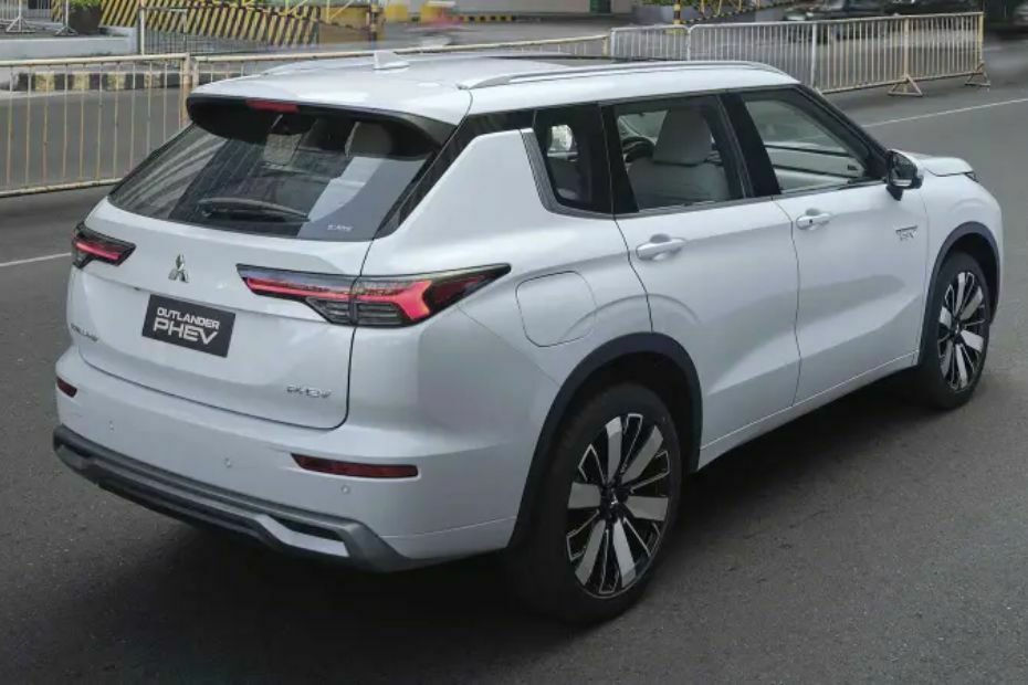 Outlander PHEV Rear Low Angle View Outlander PHEV Rear Low Angle View