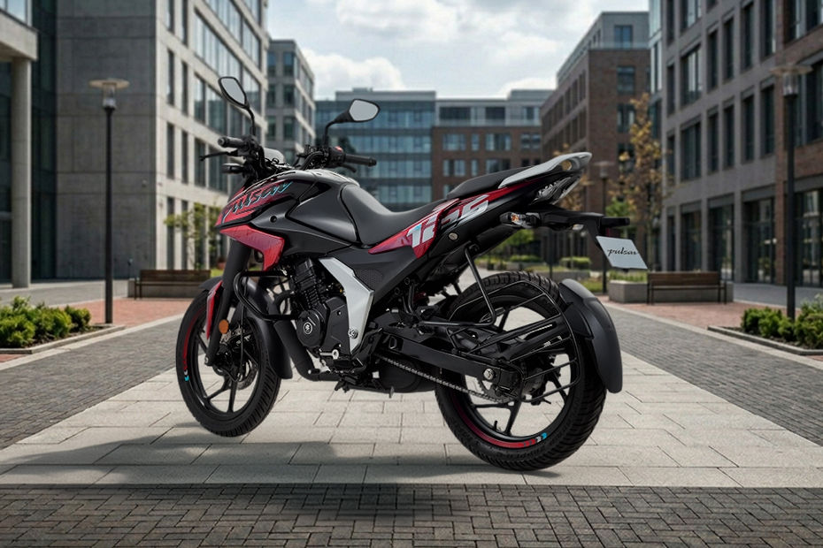Bajaj Pulsar N125 Slant Back Side View Right