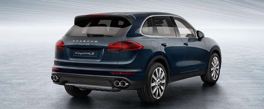 Porsche Cayenne S Rear Angle View Cayenne S Rear angle view